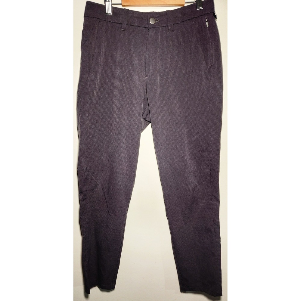 Lululemon Lab Mens Ripstop Tapered Trousers Dark Gray Size 28x27 Everyday Comfy
